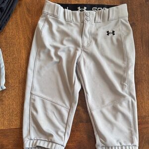 Under Armour Kids Gray Softball pants